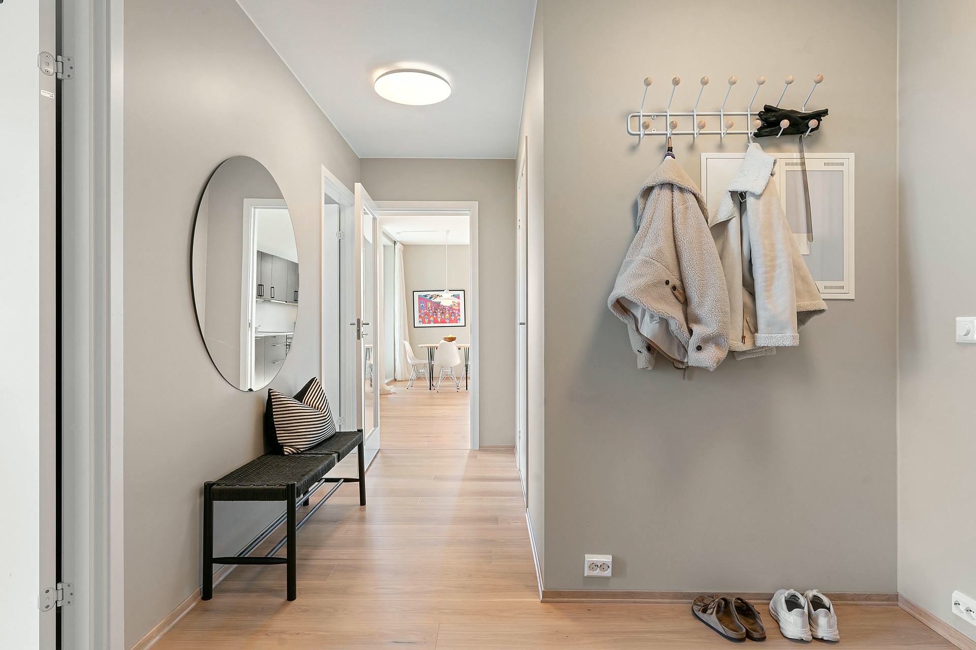 Intérieur clair et épuré