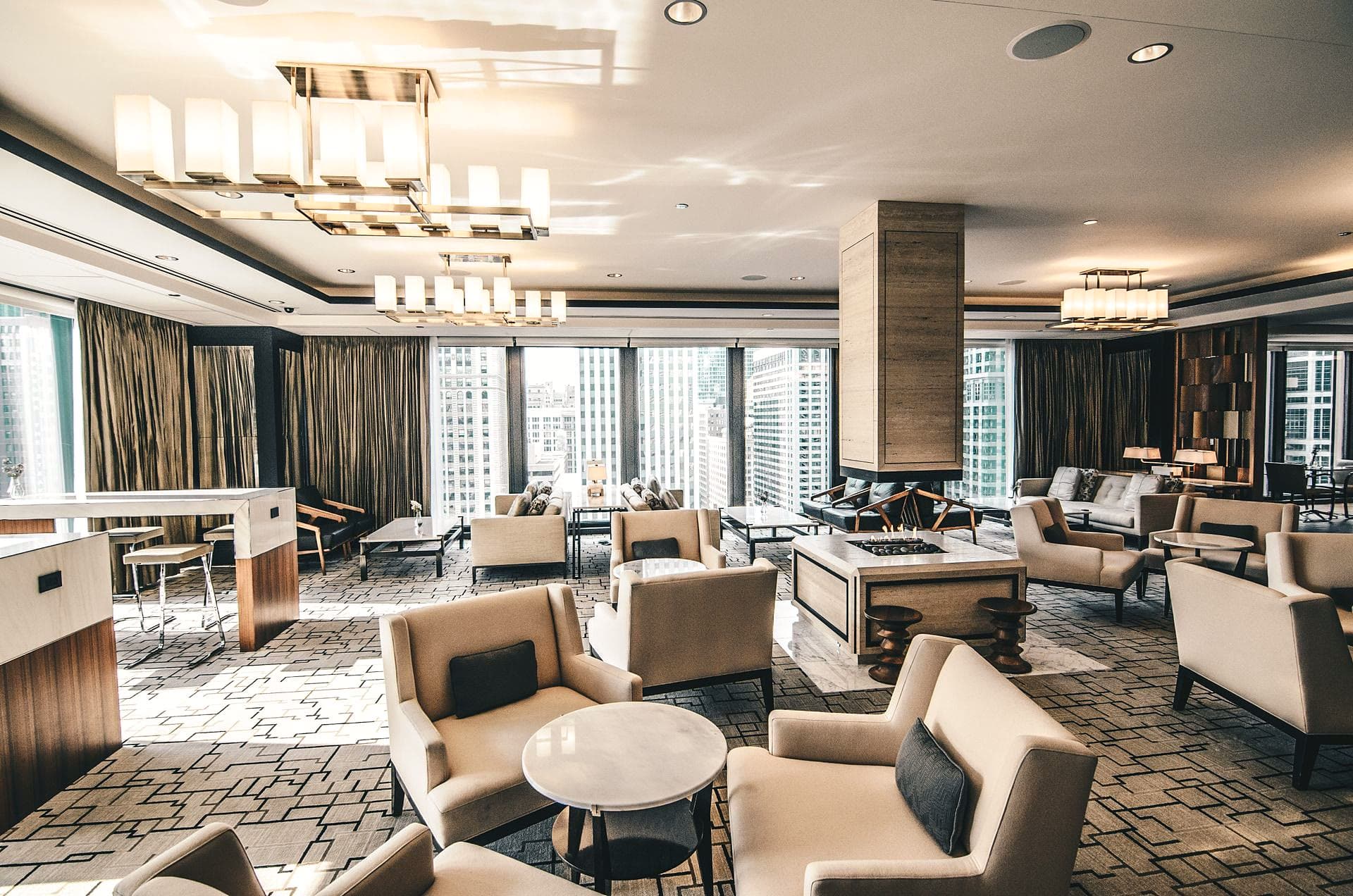 A living room finished to hotel standards, ready to welcome guests